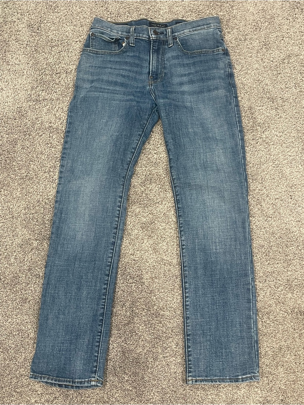 Lucky Brand 223 Straight Jeans Men’s 30x32 Blue Medium Wash Stretch Denim